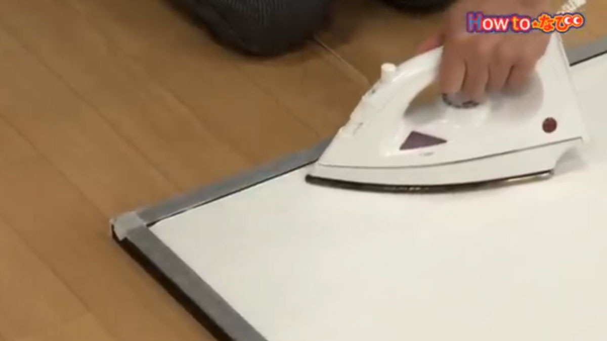 HowTo情報 ふすま紙の貼り方・アイロンで貼る