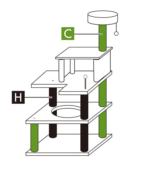 キャットコンド　160cm