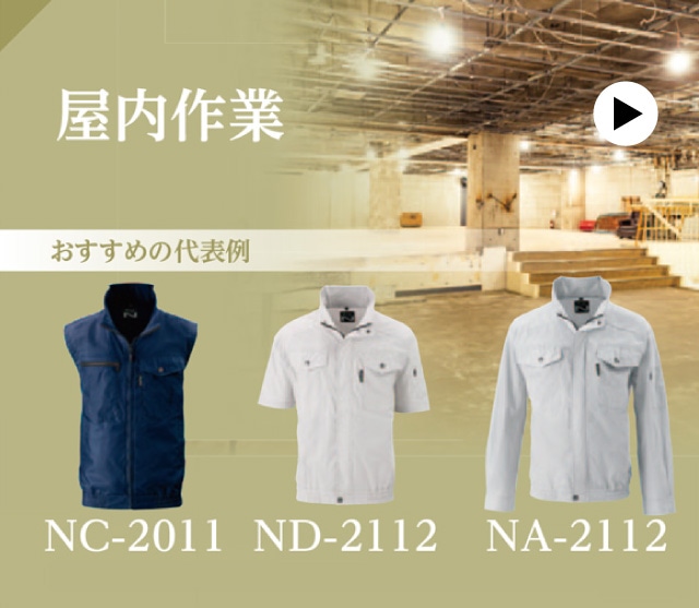 屋内作業