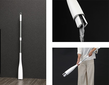 硬くならない 立つスポンジモップ