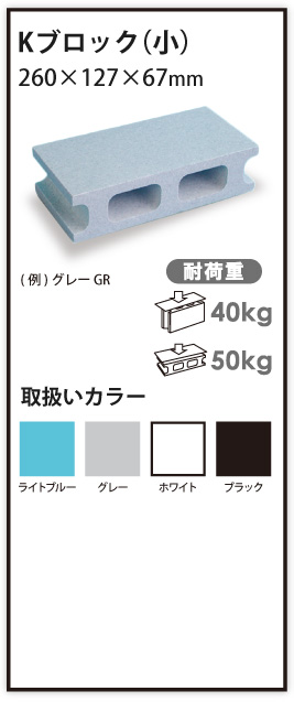 Ｋブロック（小）