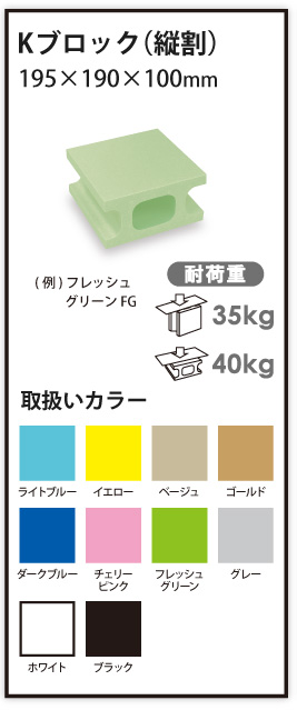 Ｋブロック（縦割）