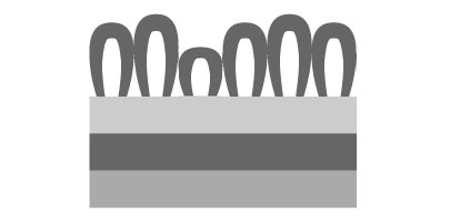 マルチレベルループパイル