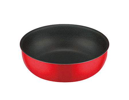 ブライトレッド　炒め鍋　24cm