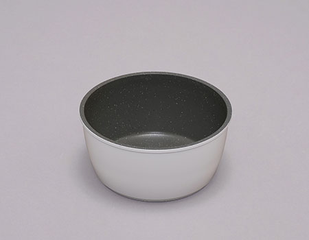ホワイトマーブル 鍋 18cm