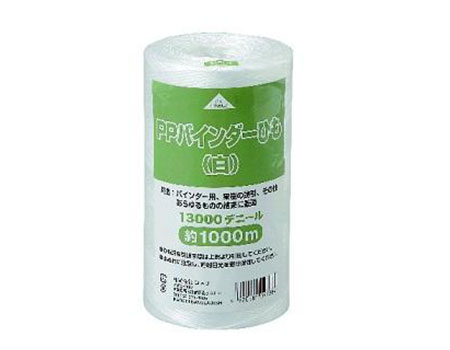 バインダーひも(麻) 白