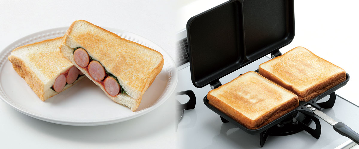 ホットサンドを作る