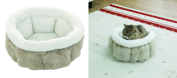 抗菌発熱 ぽこぽこラウンドベッド