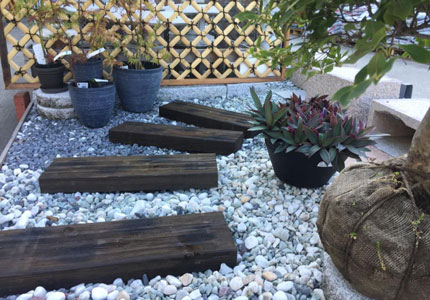 国産ヴィンテージ調枕木