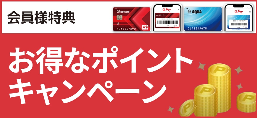 お得なポイントキャンペーン