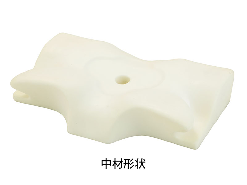 横向き寝でも耳にやさしい形状