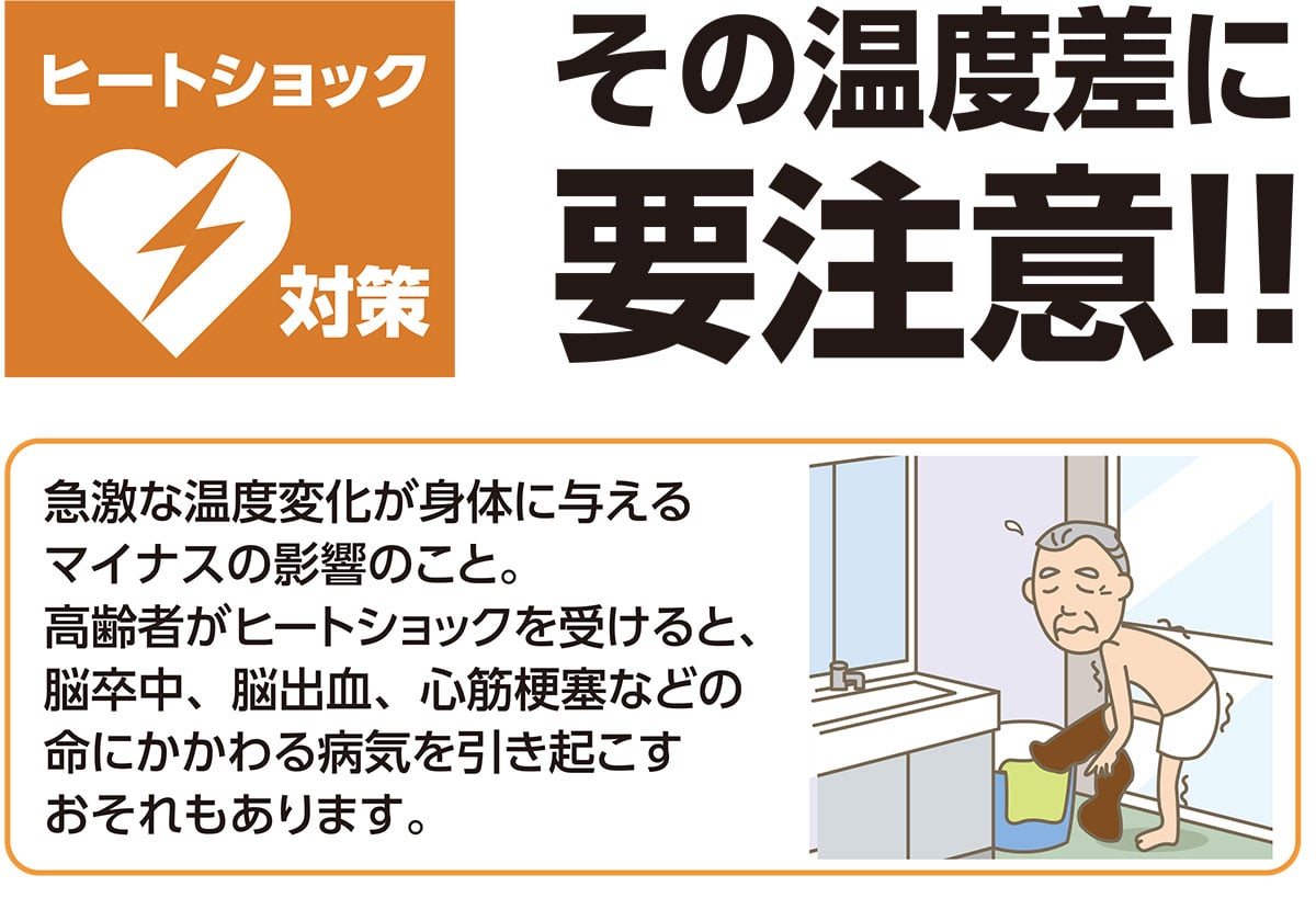 冬こそヒートショック対策