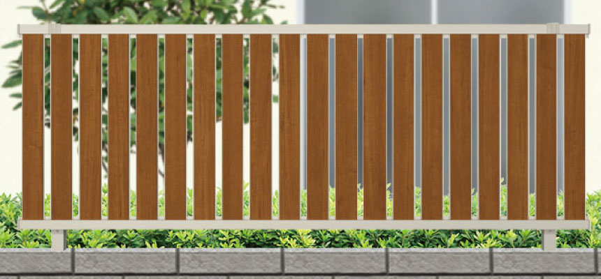 ルシアス フェンスTS2F型 キャラメルチーク/ステン色