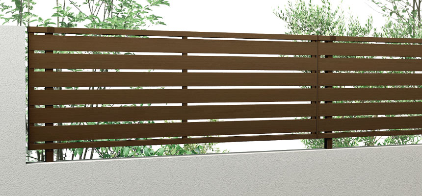 シンプレオ フェンスYS3型 ブラウン