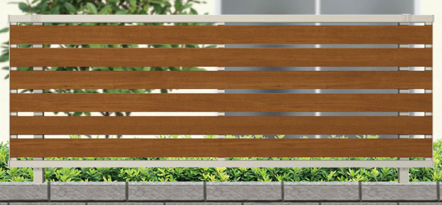 ルシアス フェンスYS3F型 キャラメルチーク/ステン色