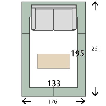約2畳（畳2枚）