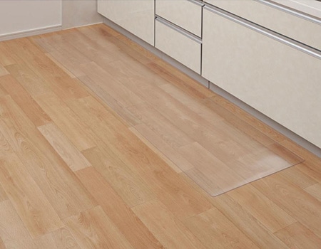 透明キッチンマット