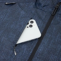 右胸ファスナーポケット