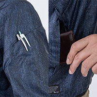 左袖マルチポケット