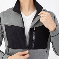 着脱しやすいロングファスナー