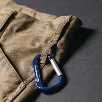 両脇カラビナループ付き(カラビナはイメージです)