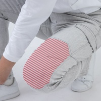 生地が二重で丈夫なダブルニー仕様