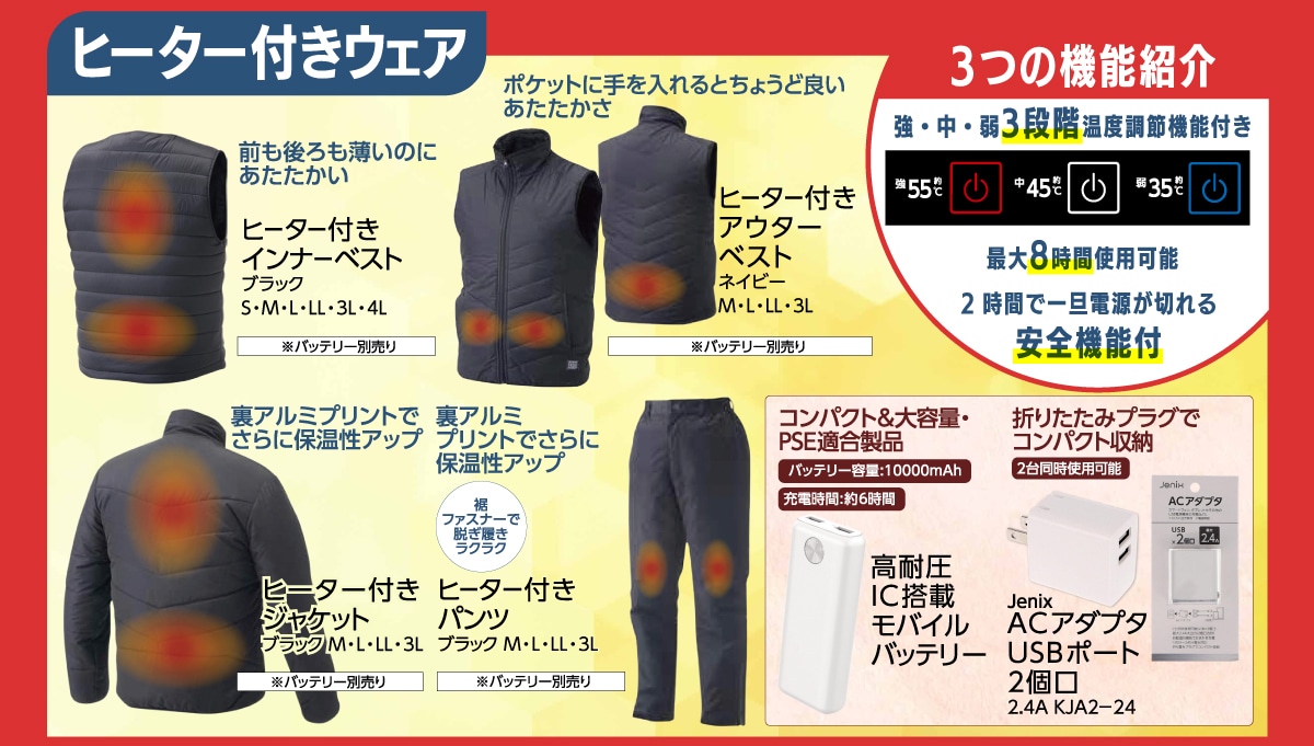 おすすめ防寒具