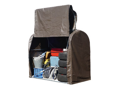 引上扉式横置パイプ物置148SB