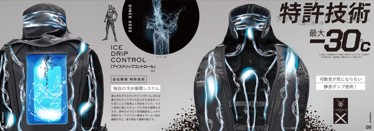 水冷服（アイスマンシリーズ）