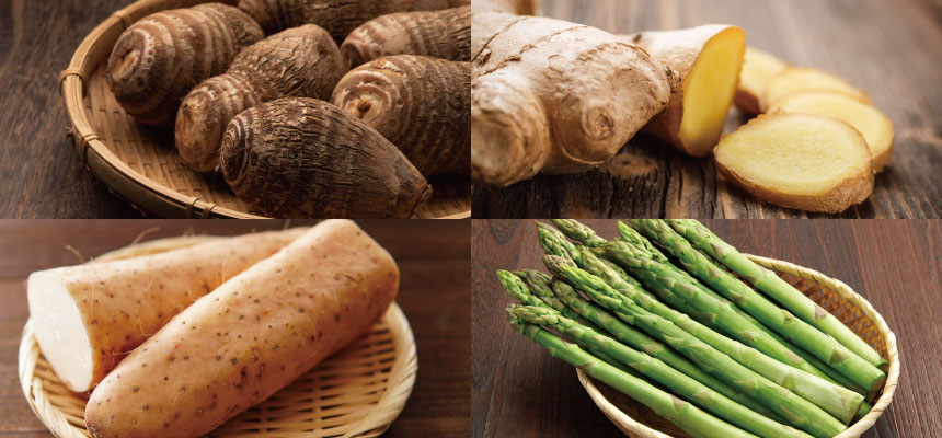 種里芋・生姜・健康野菜特集