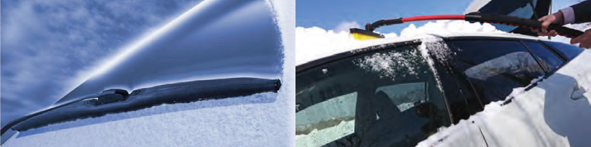 窓の雪・霜対策