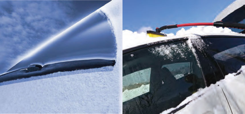 窓の雪・霜対策