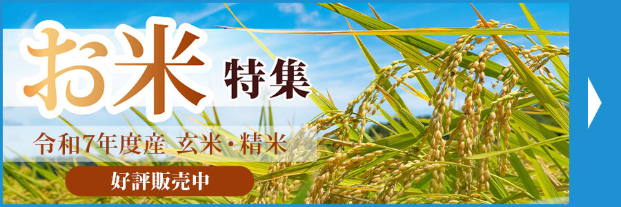 お米特集　令和7年度産　新米　予約受付中